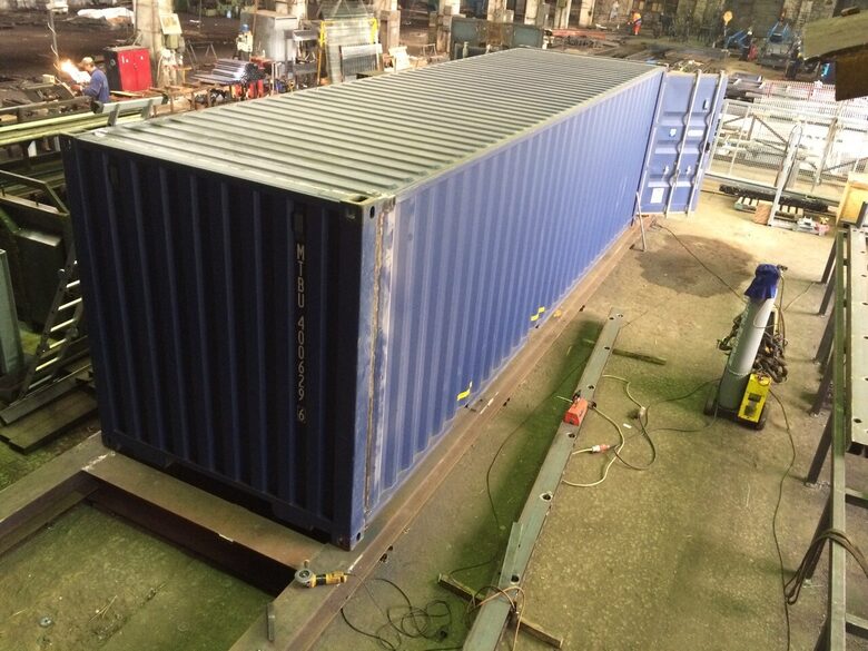 30' modified and custom made sea container